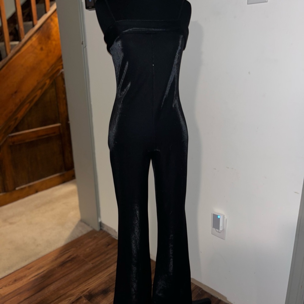 Hotkiss black shimmer jumpsuit - S